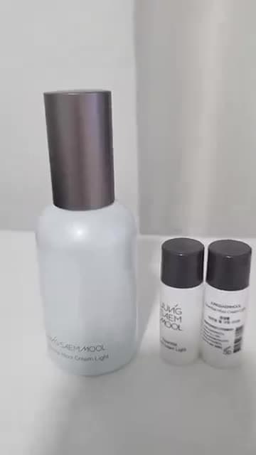 에센셜 물 크림 라이트 50ml + 물크림라이트8ml 2개 + 물결크림5ml 2개